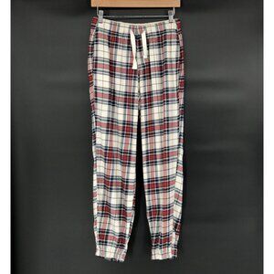 NWT Abercrombie & Fitch Soft A&F Sleep Pajama Pants XS Red White Sleepwear